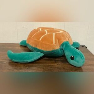 Rare HTF Adorable Manhattan Velveteen Salty Sea Turtle Plush Stuffed Animal Toy
